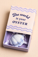 J.HOFFMAN'S Tiny Matchbox Ceramic Token- Oyster