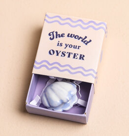 J.HOFFMAN'S Tiny Matchbox Ceramic Token- Oyster