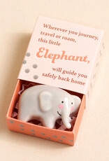 J.HOFFMAN'S Tiny Matchbox Ceramic Token- Elephant