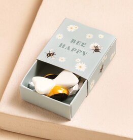 J.HOFFMAN'S Tiny Matchbox Ceramic Token- Bee