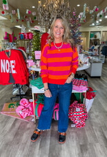 J.HOFFMAN'S London Sweater- Coral Multi