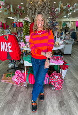 J.HOFFMAN'S London Sweater- Coral Multi