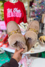 J.HOFFMAN'S Davos Slipper- Taupe