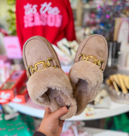 J.HOFFMAN'S Davos Slipper- Taupe
