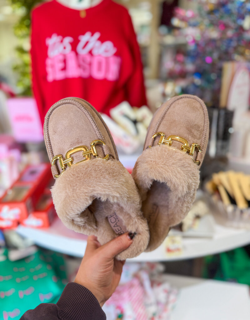 J.HOFFMAN'S Davos Slipper- Taupe