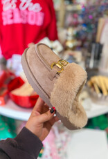 J.HOFFMAN'S Davos Slipper- Taupe