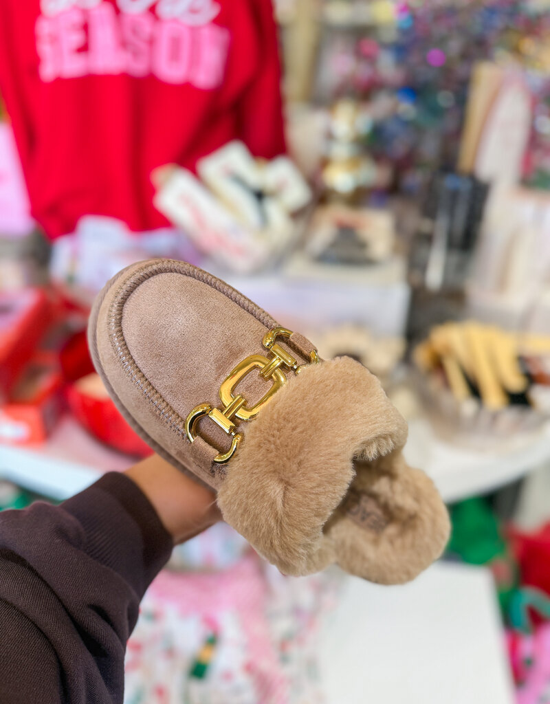 J.HOFFMAN'S Davos Slipper- Taupe