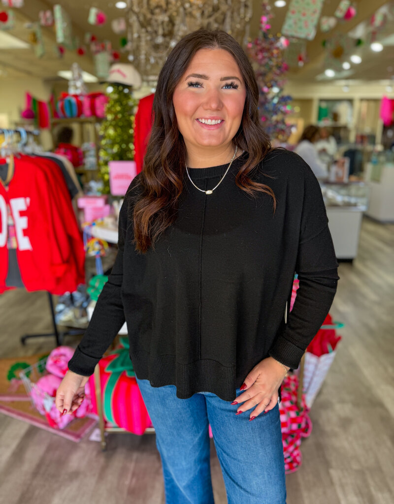 J.HOFFMAN'S Wagner Crew Top- Black