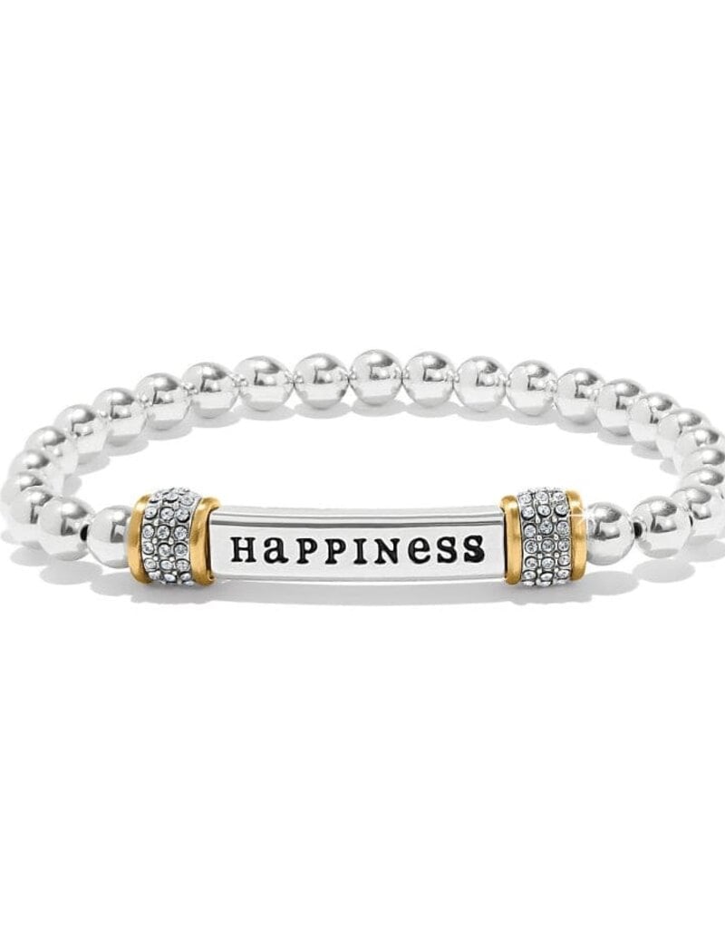 Meridian Happiness Two Tone Stretch Bracelet