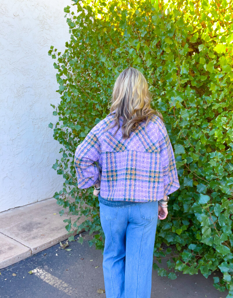 J.HOFFMAN'S Swing Jacket- Periwinkle