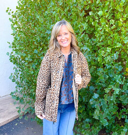 J.HOFFMAN'S Cecilie Quilted Jacket- Feline