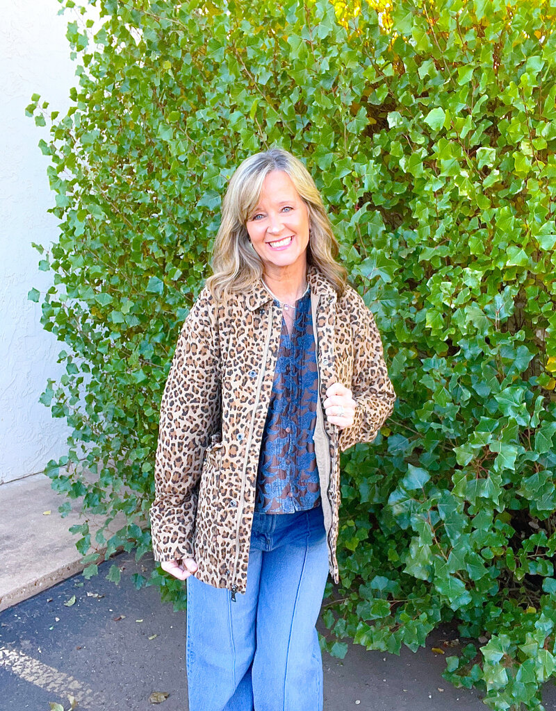 J.HOFFMAN'S Cecilie Quilted Jacket- Feline