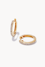 KENDRA SCOTT 0.15 ct Penelope 16mm Hoop Earrings in 14k Yellow Gold