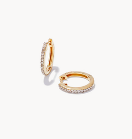 KENDRA SCOTT 0.15 ct Penelope 16mm Hoop Earrings in 14k Yellow Gold