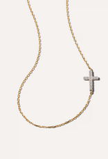 KENDRA SCOTT Cross Strand Necklace in 14k Yellow Gold