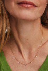 KENDRA SCOTT 0.3 ct Audrey 14k Yellow Gold Strand Necklace in White Diamond