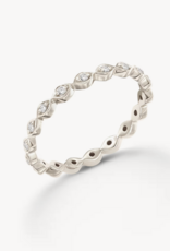 KENDRA SCOTT 0.15 ct Nicolette 14k White Gold Band Ring in White Diamond