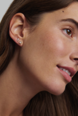 KENDRA SCOTT 0.2 ct Lab Grown White Diamond Davie 14k Yellow Gold Studs