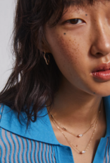 KENDRA SCOTT Abbie 14k Yellow Gold Pave Pendant Necklace