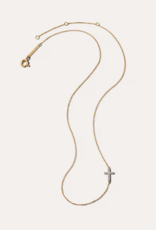 KENDRA SCOTT Cross Strand Necklace in 14k Yellow Gold