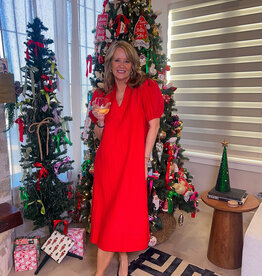 J.HOFFMAN'S Hampton Dress- Cardinal Red