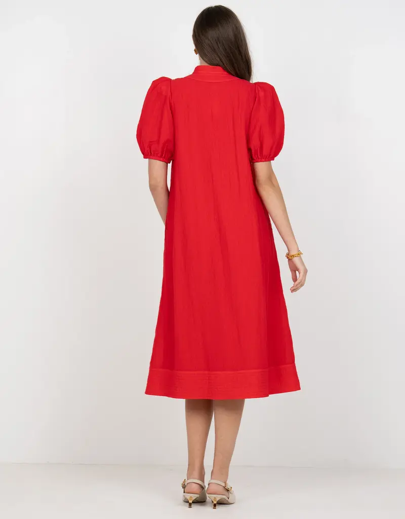 J.HOFFMAN'S Hampton Dress- Cardinal Red