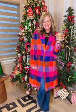 J.HOFFMAN'S Janice Coat- Crimson