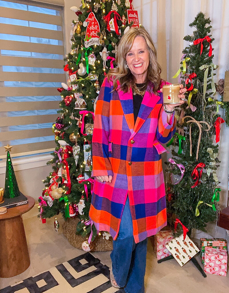 J.HOFFMAN'S Janice Coat- Crimson