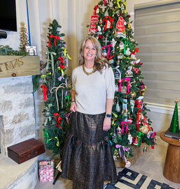 J.HOFFMAN'S Soie Sequin Sweater