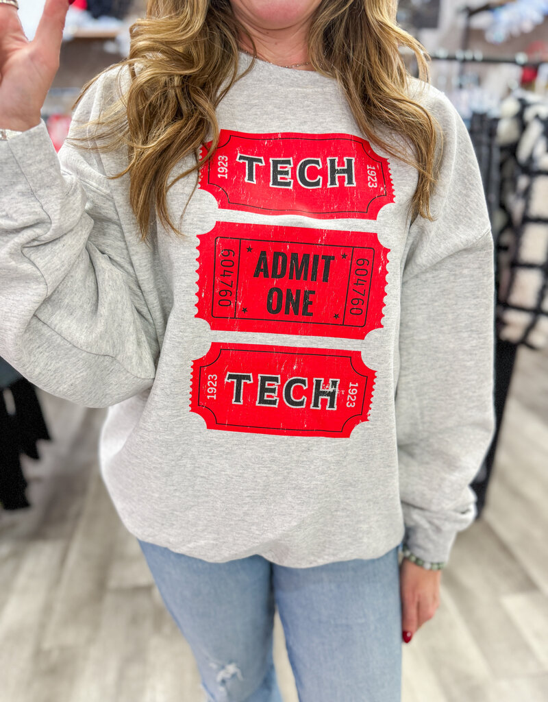 J.HOFFMAN'S **jhoff exclusive design** Tech Tickets Sweatshirt