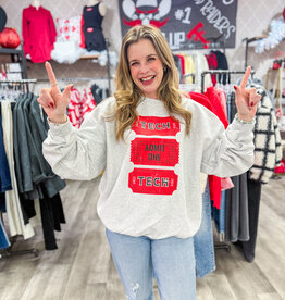 J.HOFFMAN'S **jhoff exclusive design** Tech Tickets Sweatshirt