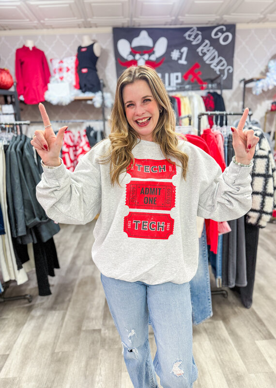 J.HOFFMAN'S **jhoff exclusive design** Tech Tickets Sweatshirt