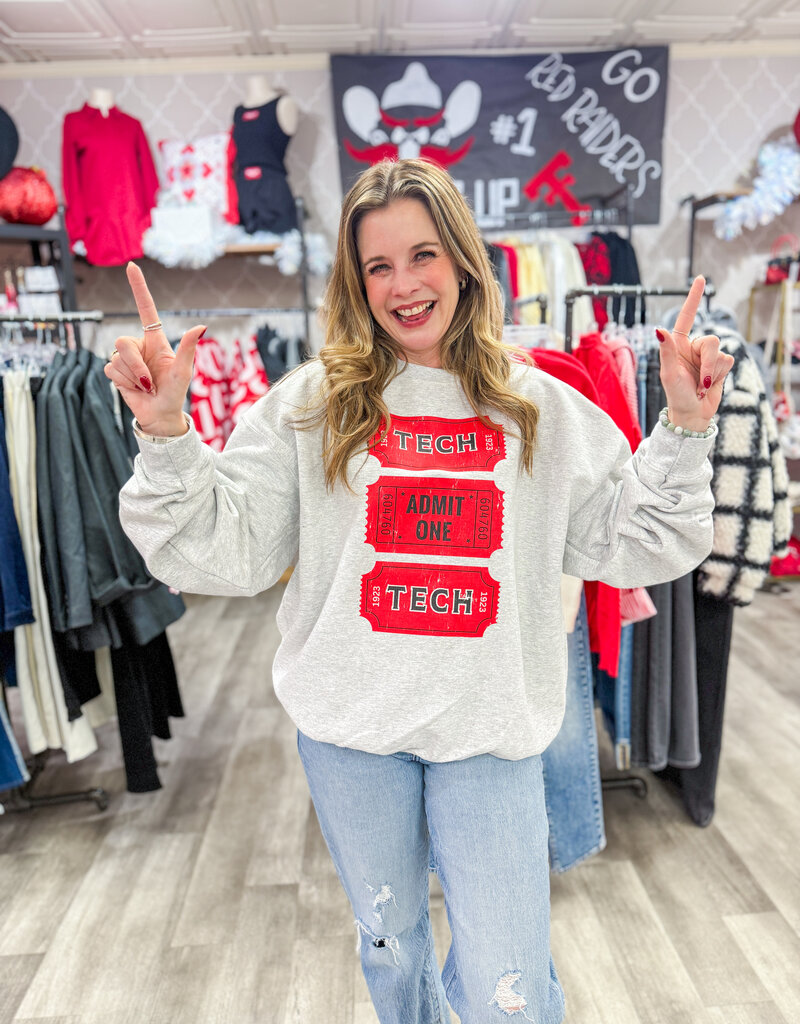 J.HOFFMAN'S **jhoff exclusive design** Tech Tickets Sweatshirt