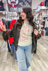 J.HOFFMAN'S Aviator Bomber Jacket- Black