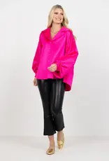 J.HOFFMAN'S Iris Top- Pink Faux Bois