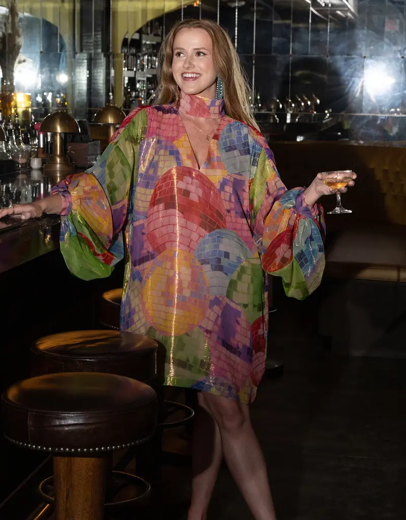 J.HOFFMAN'S Sasha Mini Dress- Disco