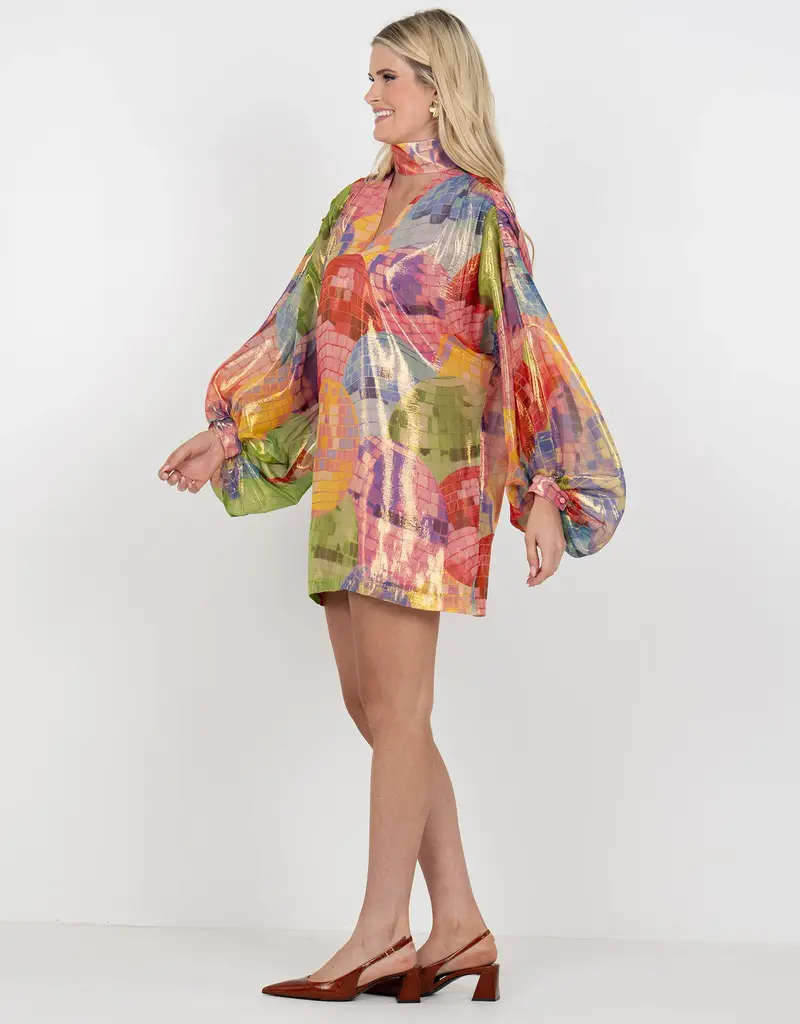 J.HOFFMAN'S Sasha Mini Dress- Disco