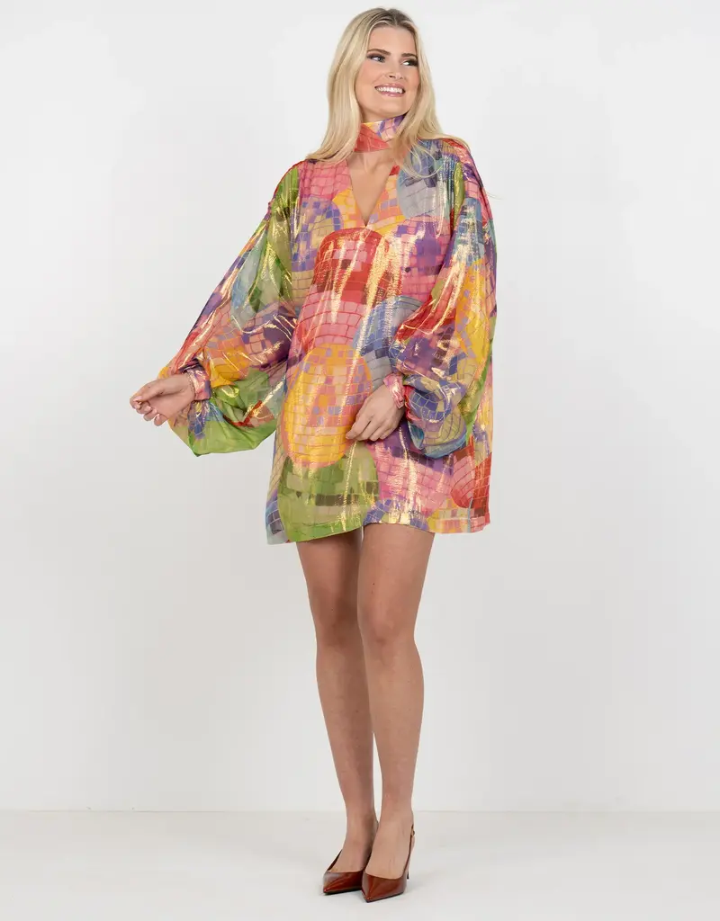 J.HOFFMAN'S Sasha Mini Dress- Disco