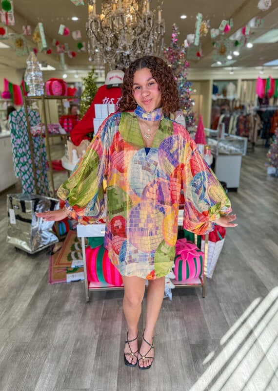 J.HOFFMAN'S Sasha Mini Dress- Disco