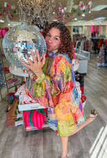 J.HOFFMAN'S Sasha Mini Dress- Disco