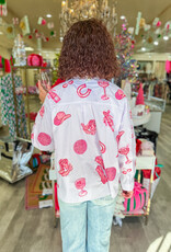 J.HOFFMAN'S Queen of Sparkles Disco Cowgirl Icon Top