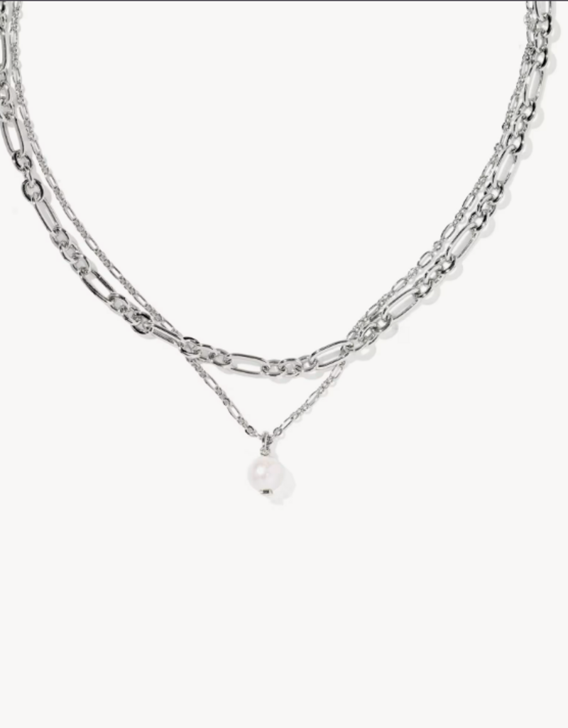 KENDRA SCOTT Ashton Multi Strand Necklace- Freshwater Pearl