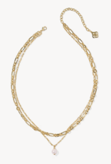 KENDRA SCOTT Ashton Multi Strand Necklace- Freshwater Pearl