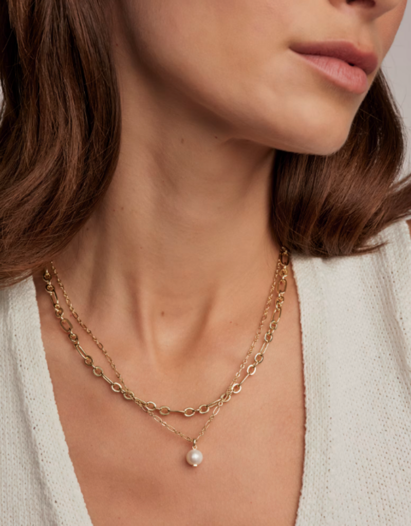 KENDRA SCOTT Ashton Multi Strand Necklace- Freshwater Pearl