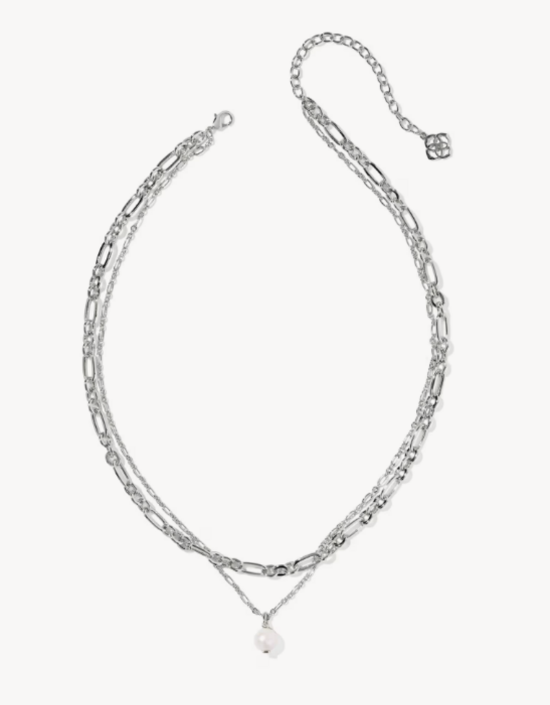 KENDRA SCOTT Ashton Multi Strand Necklace- Freshwater Pearl