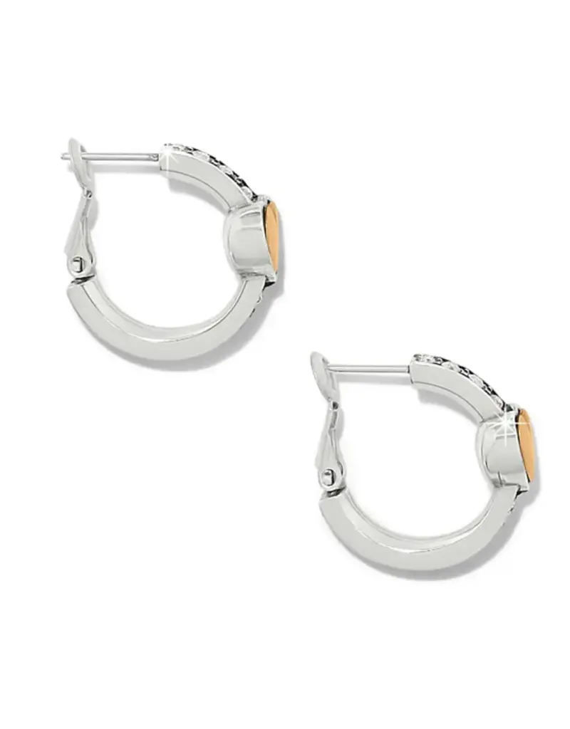 Mystery Of Love Heart Hoop Gold