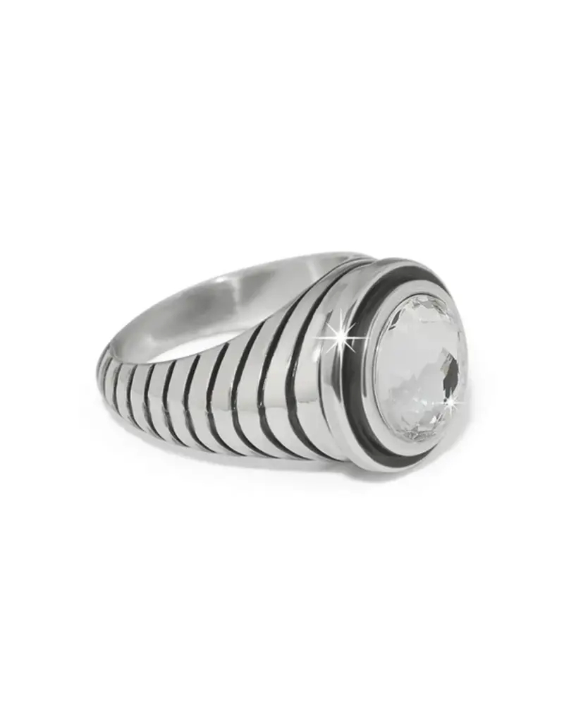 Meridian Aurora Ring in crystal