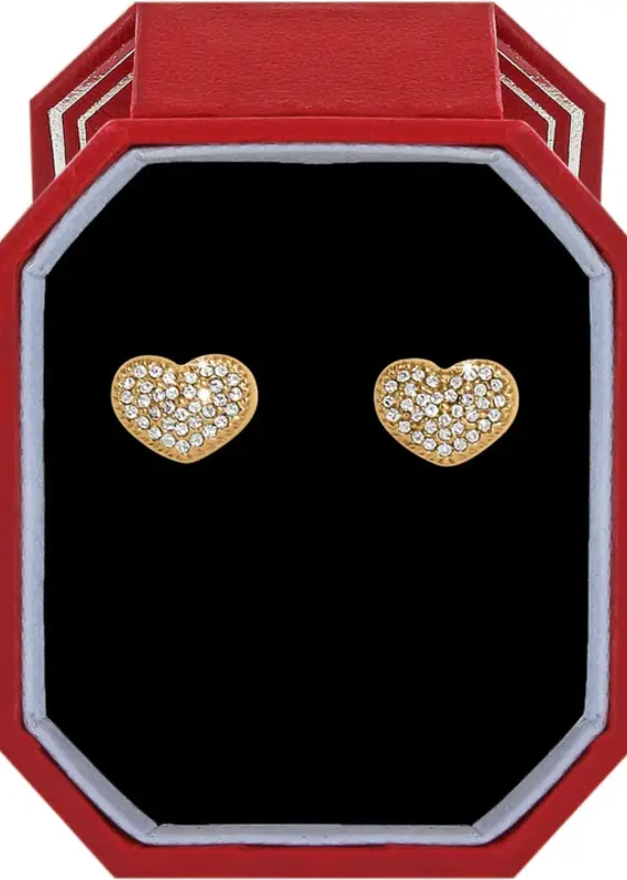Illumina Celeste Heart Post in Gold Gift Box
