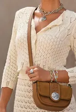 Emmie Flap Bag in Luggage