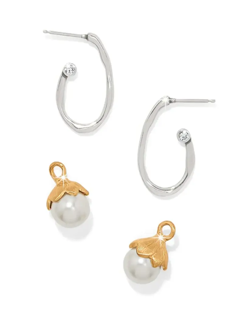 Everbloom Pearl Hoop